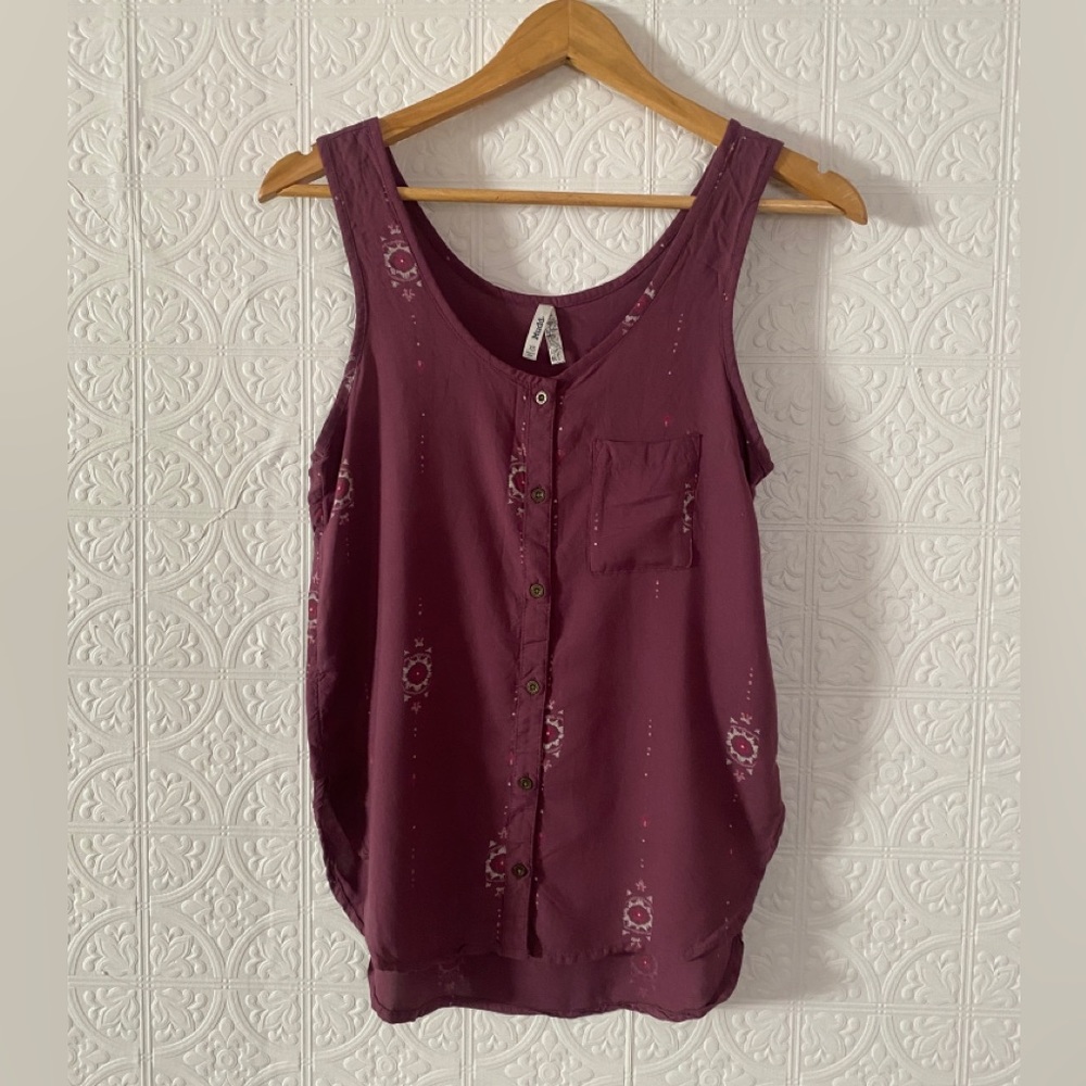 Mudd | Button down Sleeveless Blouse | Button down | Size XS